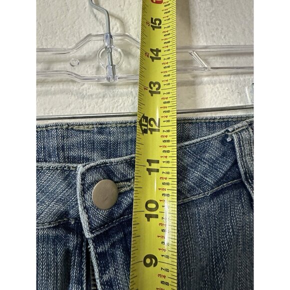 Boston Proper Women’s Black Embroidered High Rise Bootcut Denim Jeans 10 - Picture 9 of 10